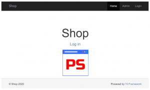 WebShop Startseite